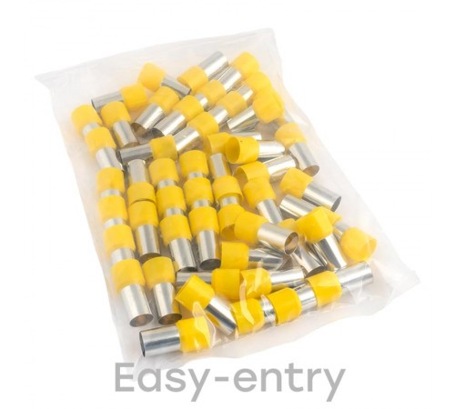 Наконечник штыревой втулочный изолированный НШвИ 70,0-20 (50шт.) EKF PROxima  nhvi-70.0-20  EKF