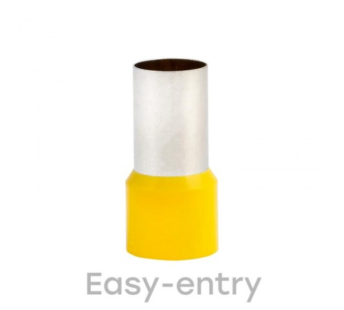 Наконечник штыревой втулочный изолированный НШвИ 70,0-20 (50шт.) EKF PROxima  nhvi-70.0-20  EKF