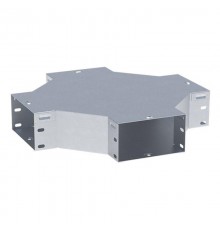 Ответвитель крестообразный 100х400 мм INOX EKF  x10040008-INOX  EKF