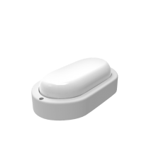 Светильник светодиодный ЖКХ  BASIC овал 8W 760lm 4000K 220-240V IP65 160*90*46мм белый LED 1/40  161418208B  Gauss