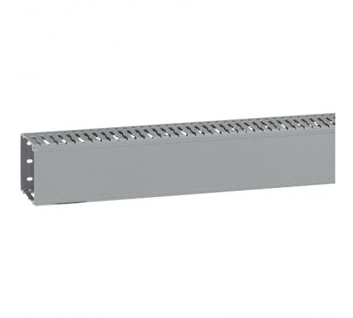 Кабель-канал (крышка + основание) Transcab - 80x80 мм - серый RAL 7030  636117  Legrand