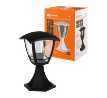 Светильник садово-парковый "СИТИ" НТУ 07-60-001 У1 4-х гранник напольный черный  SQ0330-1304  TDM