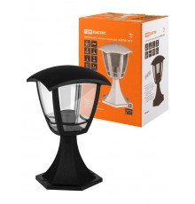 Светильник садово-парковый "СИТИ" НТУ 07-60-001 У1 4-х гранник напольный черный  SQ0330-1304  TDM