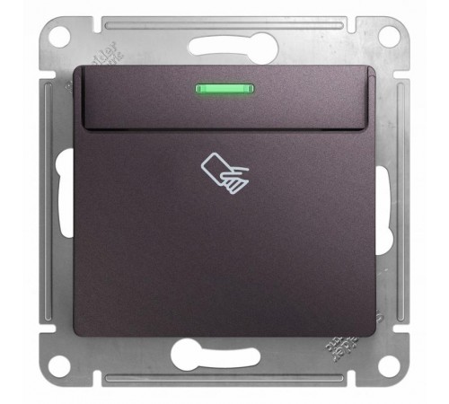 Glossa Сиреневый туман Выключатель карточный, сх.6, 10AX  GSL001469  SE