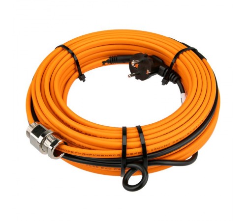 Кабель греющий саморегулирующийся 10 ККНС 2ЛПп-ЭЛ 65/85, в трубу, 20м/200Вт  51-0607-4  PROconnect