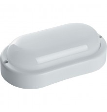 Светильник светодиодный пылевлагозащищенный для ЖКХ AL3005-1 в пластиковом корпусе 8W 4000K 220V IP65 белый  41316  Feron