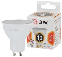 Лампа светодиодная LED MR16-10W-827-GU10  Б0032997  ЭРА