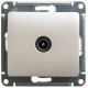 Glossa Перламутр TV Розетка проходная 4DB  GSL000692  SE
