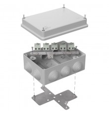 Коробка огнестойкая для о/п 40-0310-FR2.5-10 Е15-Е120 RAL7035 150х110х70 (6 шт/кор) серая  40-0310-7035-FR2.5-10  Промрукав