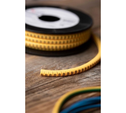 Маркер-кабельный 1,5кв.мм "B" (1000шт.) (ЕС-0) EKF PROxima  plc-KM-1.5-B  EKF