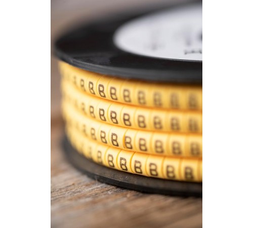 Маркер-кабельный 1,5кв.мм "B" (1000шт.) (ЕС-0) EKF PROxima  plc-KM-1.5-B  EKF