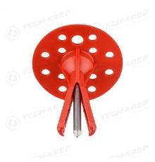 Дюбель для теплоизоляции с термоголовкой 10х80 (50 шт) - пакет ( 1,079 кг)  124471  Tech-KREP