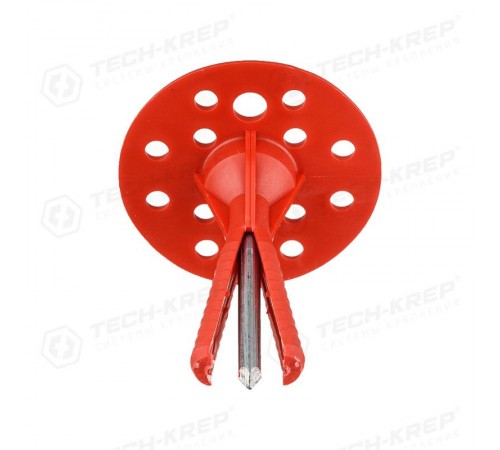 Дюбель для теплоизоляции с термоголовкой 10х80 (50 шт) - пакет ( 1,079 кг)  124471  Tech-KREP