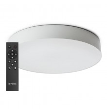 Светильник светодиодный управляемый с пультом 165W, Max. 9900Lm, 3000К-6500K, AL6200 "Simple matte" белый  48071  FERON