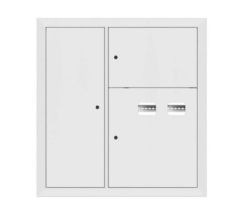 Щит этажный 2 кв. RAL9003 со слаботочным отсеком слева (1000х950х150)  mb29-v-2z-ral9003  EKF