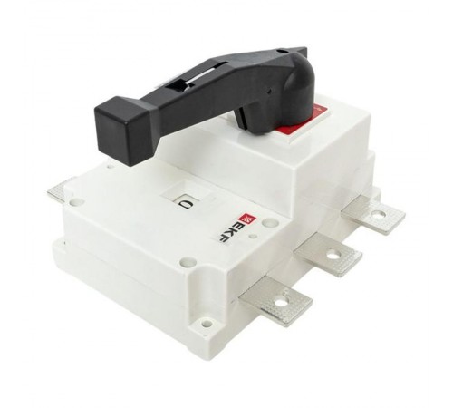 Рубильник-выключатель 400A 3P c рукояткой управления для прямой установки PowerSwitch  psds-400-3  EKF