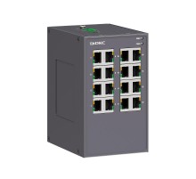 Промышленный неуправляемый коммутатор, 1610/100Base-T(X) портов RJ45, 12-48В DC/18-30В AC, с резервированием  N1000-16T-P2  DKC