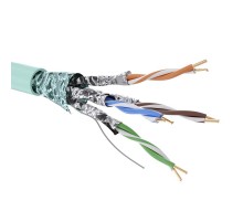 Кабель CAT 6А, F/FTP, нг(А)-HF, бухта 500м, аква  RN6AFFA01AQ  DKC