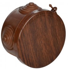 Коробка расп. КМ для о/п D=85х40мм IP54 4 вв. дуб  UKO21-085-040-000-K24-54  IEK