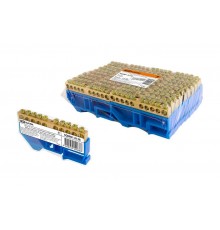 Шина "N" нулевая с изолятором на DIN-рейку 6х9мм стойка бол. 10 групп инд. стикер  SQ0801-0128  TDM