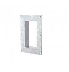 Рама с фланцем разборная, горячеоцинкованная,  1х1 ячеек 120х100  мм  DXF1081  DKC