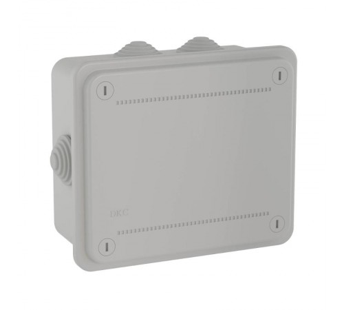 Коробка распределительная с кабельными вводами. IP55. 120х80х50мм  53900  DKC