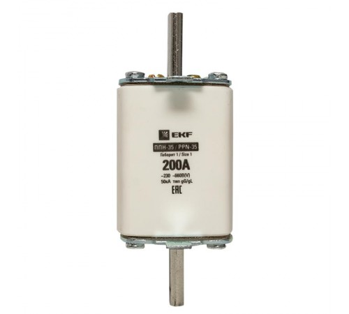 Плавкая вставка ППН-35 250/200А габарит 1  fus-35/250/200  EKF