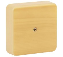 Коробка распределительная 75х75х20 (без клеммы) сосна IP40 ЭРА BS-P-75-75-20  Б0031179  ЭРА
