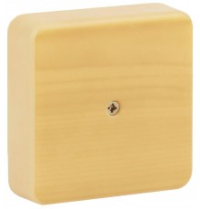Коробка распределительная 75х75х20 (без клеммы) сосна IP40 ЭРА BS-P-75-75-20  Б0031179  ЭРА