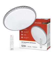 Светильник светодиодный COMFORT MYSTERY 120Вт 230В 3000-6500K 9600Лм 500x60 мм с пультом ДУ  4690612035086  IN HOME