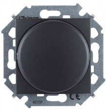 Simon 15 Графит Светорегулятор поворотно-нажимной электронн. для регулир. устройств  1-10В, 230В, винт. зажим  1591794-038  Simon
