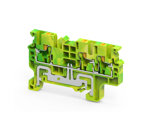 Клемма заземляющая push-in OptiClip CPG-2,5-TRIPLET-PE-I-(0,2-2,5)-PEN  331857  КЭАЗ