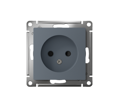 AtlasDesign Грифель Розетка без заземления со шторками, 16А, механизм  ATN000749  SE