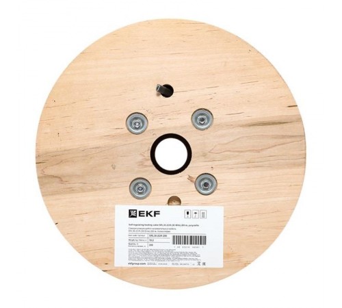 Саморегулирующийся нагревательный кабель SRL30-2CR (30 Вт/м) 200 м, полиолефин  SRL30-2CR-200  EKF