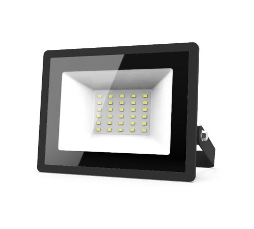 Прожектор светодиодный СДО LED 30Вт 6500К IP65 черный  613100330  Gauss