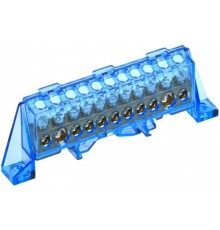 TEKFOR Шина N "ноль" в комбинированном DIN-изоляторе "Стойка" 8х12-11-С  TF-NN20-11-DP-K07  IEK