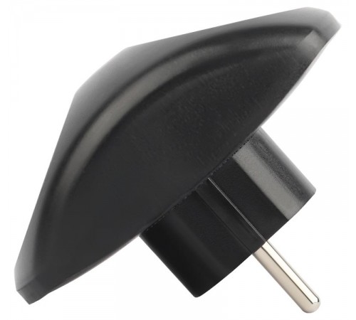 Разветвитель электрический ЭРА SPx-2-B на 2 розетки без заземления 10А черный   Б0059720  ЭРА