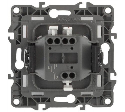 Переключатель 12-1103-04  10АХ-250В,  шампань  Б0014642  ЭРА