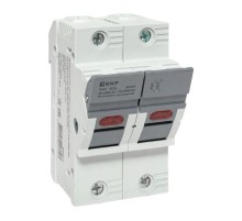 Предохранитель-разъединитель DF 14х51 2Р (тип ПВЦ)   df142-e  EKF