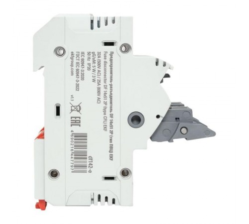 Предохранитель-разъединитель DF 14х51 2Р (тип ПВЦ)   df142-e  EKF