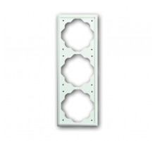 Рамка 3-постовая, серия impuls, цвет белый бархат  1754-0-4433   2CKA001754A4433  ABB