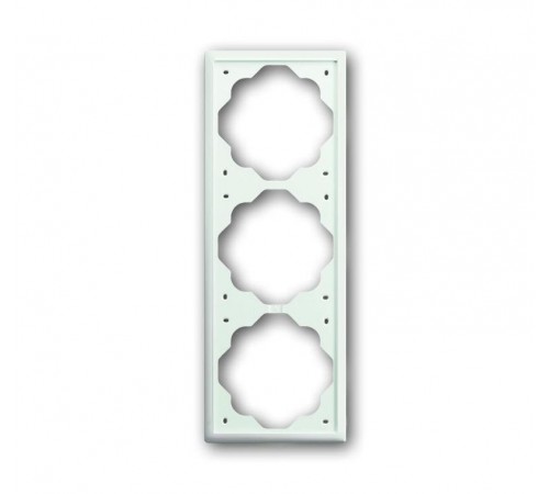 Рамка 3-постовая, серия impuls, цвет белый бархат  1754-0-4433   2CKA001754A4433  ABB