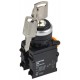 Переключатель с ключом 3 полож. 1NO+1NC чёрный MASTER  MI-SW60-20Y-3-34-3-K02  IEK