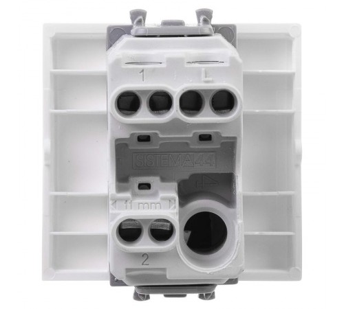 Переключатель "Белое облако" "Avanti", 16А, 2 мод  4400112  DKC