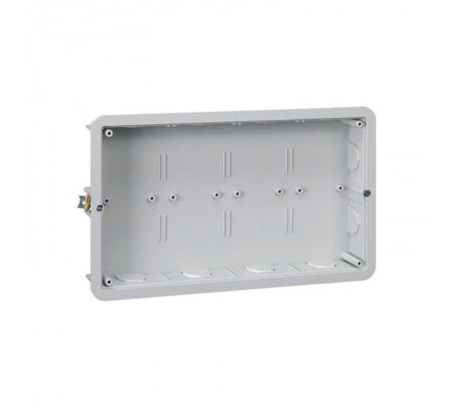 Simon Connect Монтажная коробка на 4 S-модуля Сима Классик, скрытый монтаж глубина 33мм  SM450  Simon