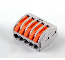 LD222-415 Клемма строительно-монтажная 5-проводная (упак 40шт)  32398  STEKKER