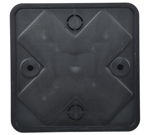 Коробка расп. КМ о/п 75х75х28мм черная   UKO10-075-075-028-K02-E  IEK