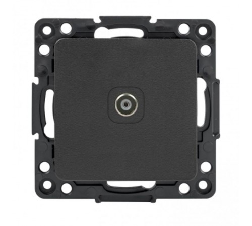 Стокгольм Механизм Розетки TV 1-местной 75Ом 5-862МГц черной PROxima  EZA00-027-10  EKF