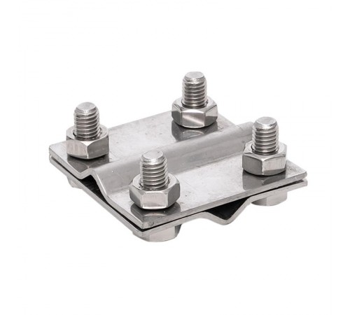 Зажим крестовидный прут-прут (пластина 57x57мм) Ni EKF PROxima   lp-g3109-ni   EKF