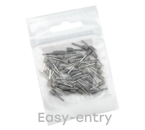 Наконечник штыревой втулочный изолированный НШвИ 0,75-8 (50шт.) EKF PROxima  nhvi-0.75-8  EKF